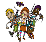 Cartoon of our "Explore Team"